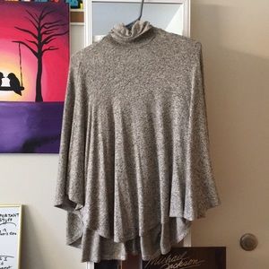 SUPER SOFT & Stylish Turtleneck Poncho